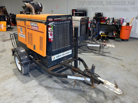 2021 Lincoln Electric Vantage 549X Ready Pak 3, ORANGE (includes trailer, cable rack, fender light kit)