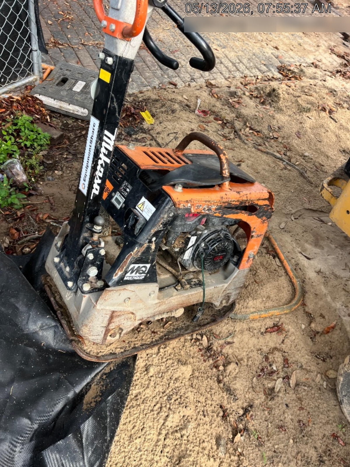 2022 Multiquip MVH158 Honda GX200, 17" Plate, Gas