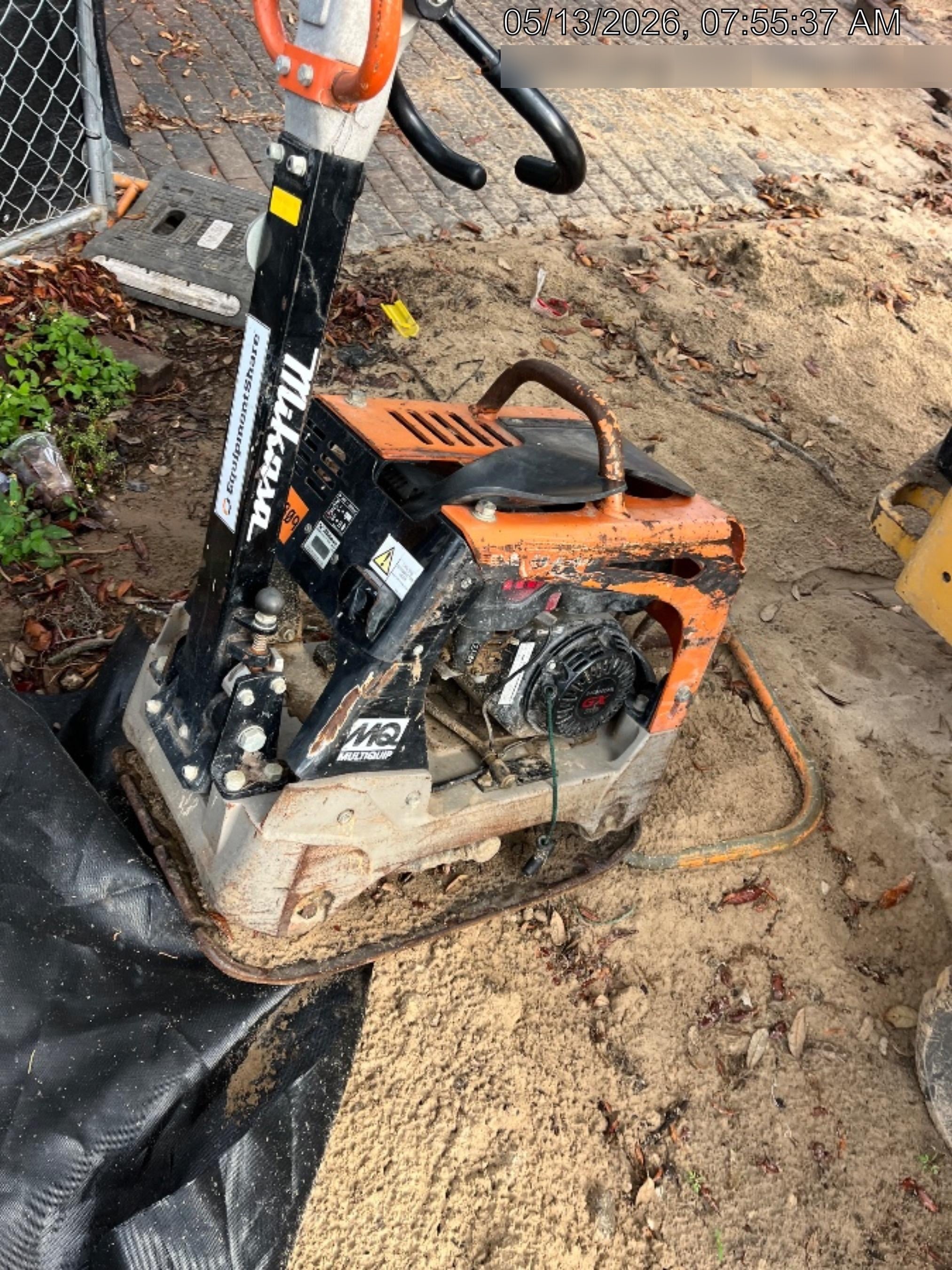 2022 Multiquip MVH158 Honda GX200, 17" Plate, Gas