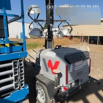 2019 Wacker Neuson LTV6L-MH Wacker Neuson LTV6L Mobile Light Tower w/Fuel Level Sensor Installed