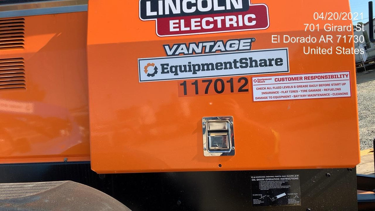 2020 Lincoln Electric Vantage 322 Ready-Pak 3