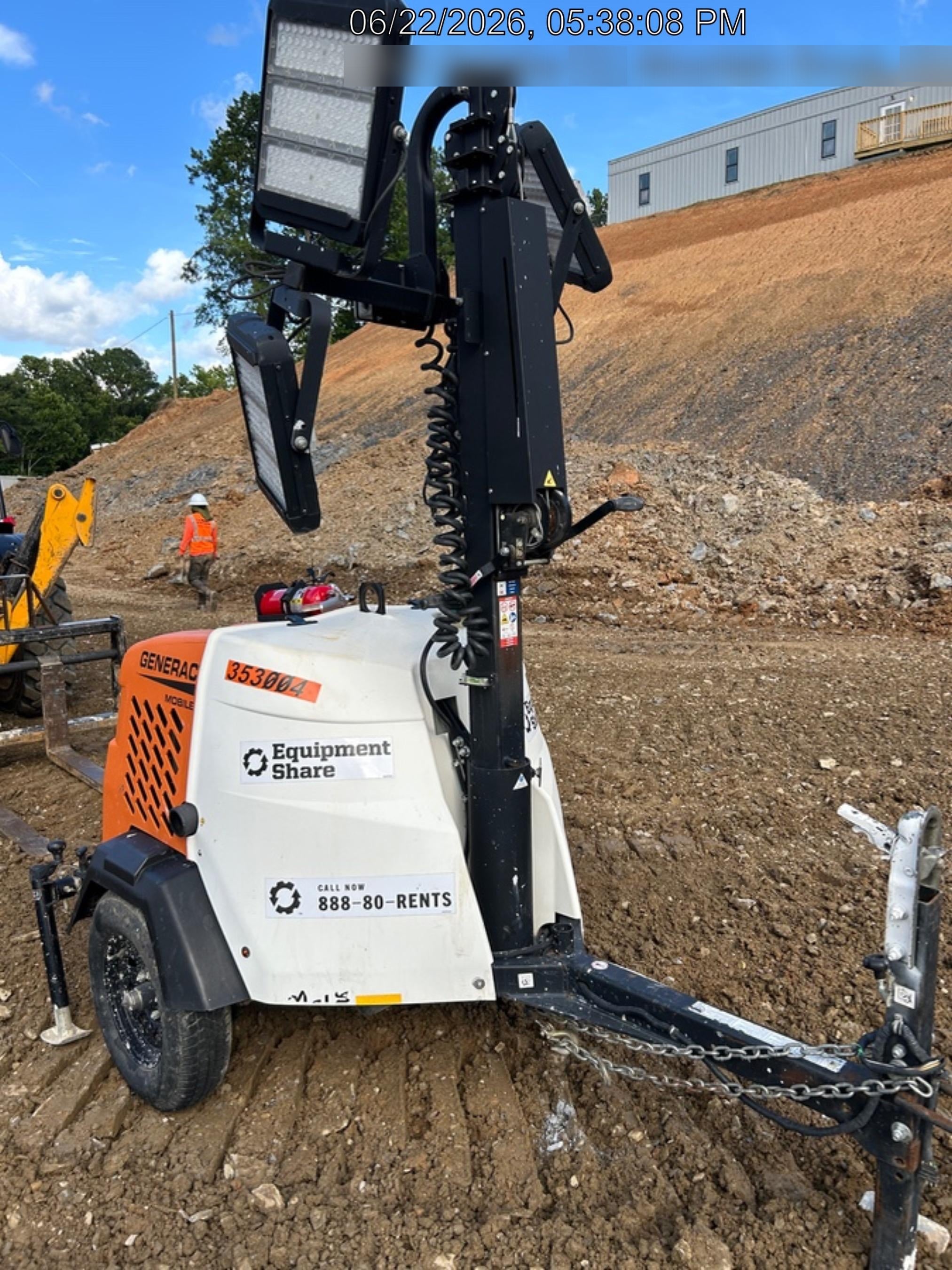 2023 Generac MLT2 Diesel, Flex Switch 120V Input, Powerzone Controller, (4) 320W LED Lights, 4kW Generator, 39.9 Gal Fuel Tank, 2" Ball, T3