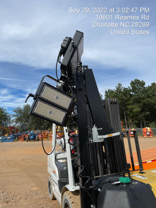 2022 Allmand NLV3GR (4) LED Light Fixture 350W, 23' Vertical Mast, 3kW Prime, Towable