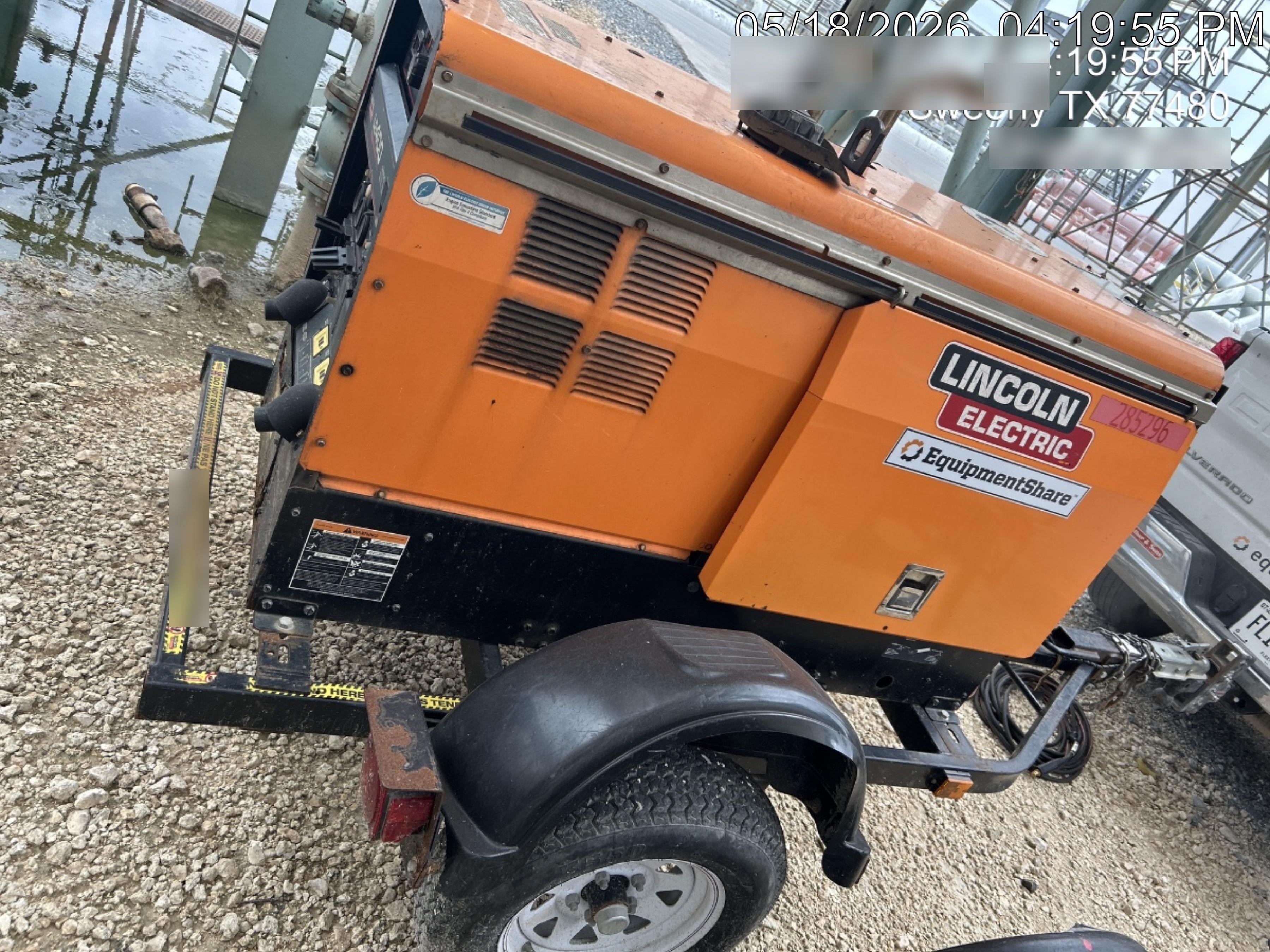2022 Lincoln Electric LE400 Kubota V1505, Trlr, Cable Rack, Light Kit, ES Decals, T3