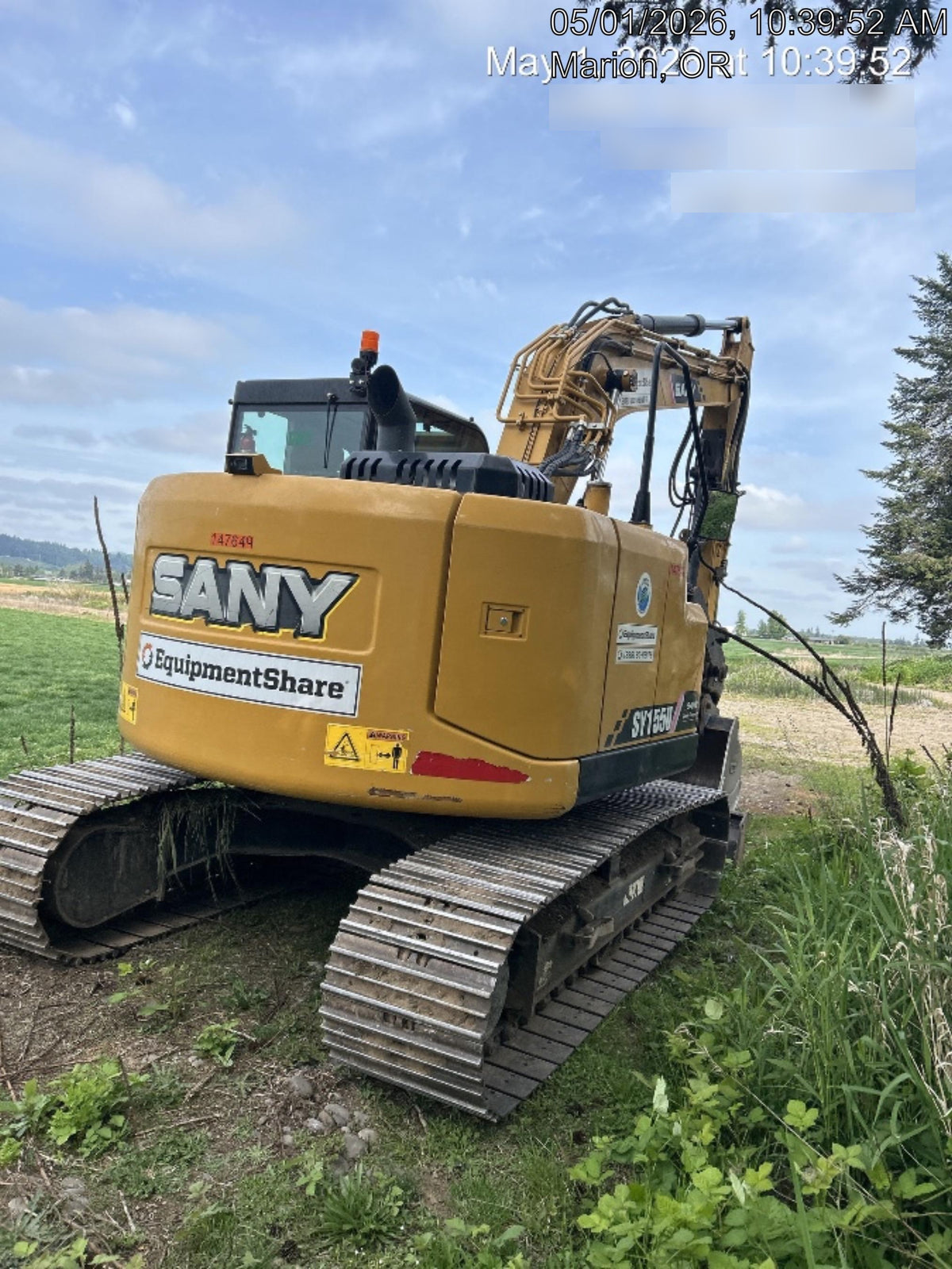 2021 SANY SY155 U