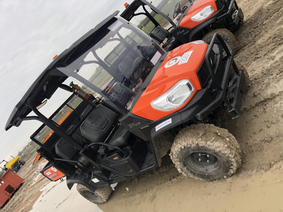 2020 Kubota RTV-X1140W-H Canopy, Diesel, 2 Seater, HDWS Tires, Windshield, Back up Alarm, Amber Strobe Light, Cargo Box