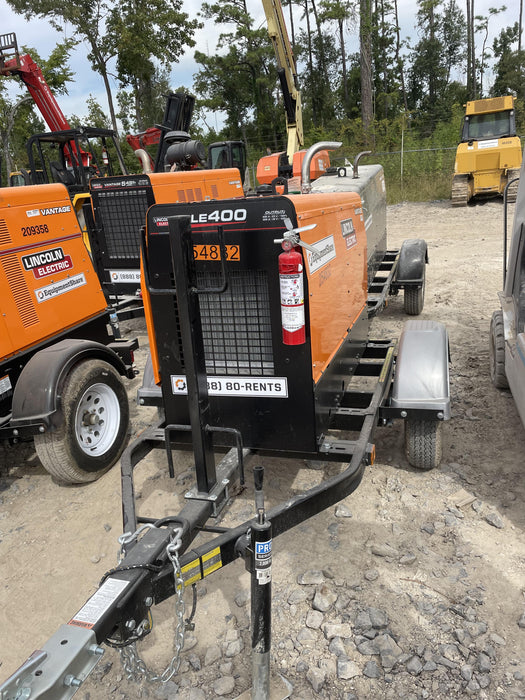 2022 Lincoln Electric LE400 Kubota V1505, Trlr, Cable Rack, Light Kit, ES Decals, T3