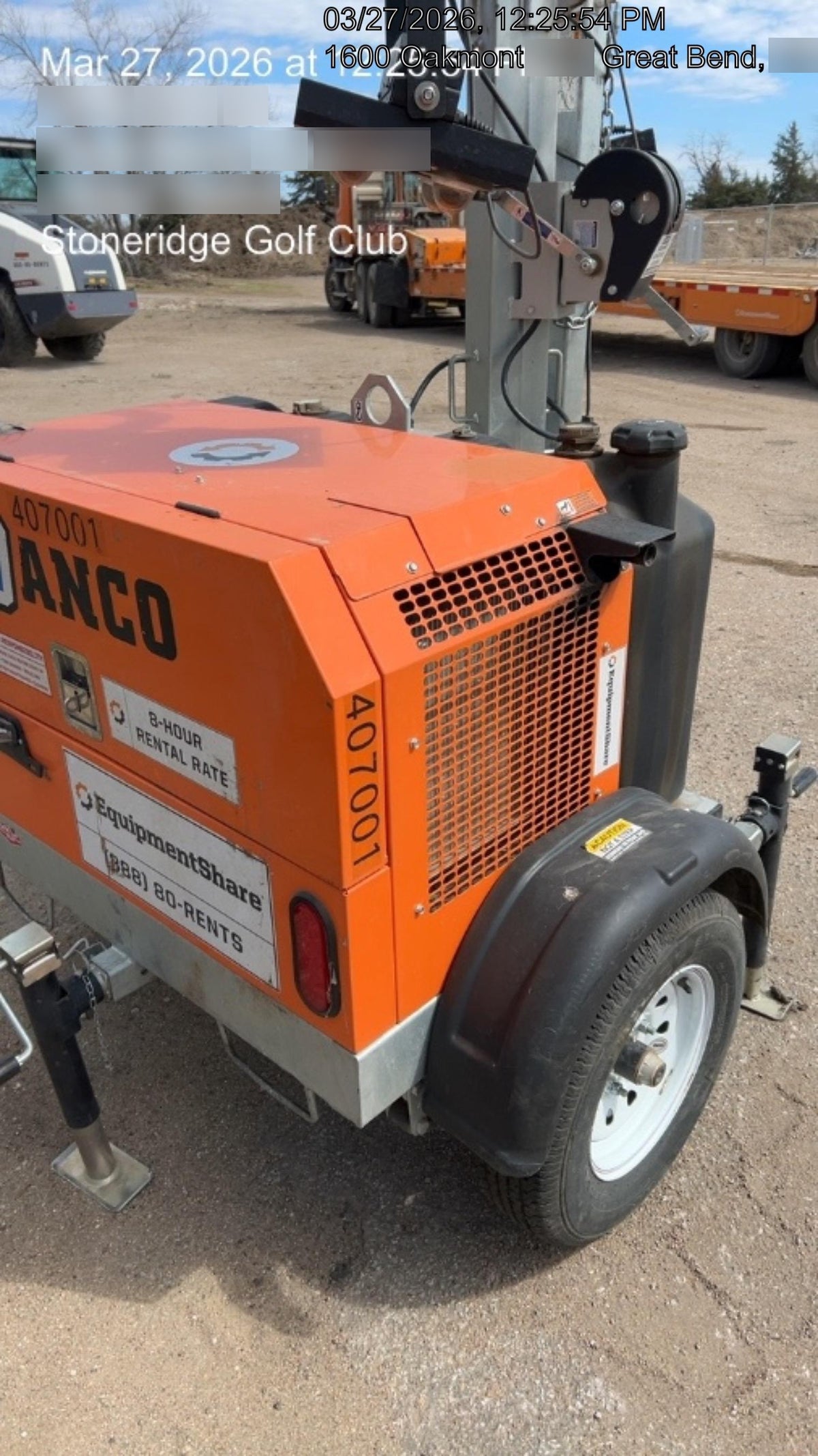 2024 Wanco WLTT-4MM4K Diesel, Deep Sea Controller, Shore Power Plug, Auto Start, (4) 350W LED Floodlights, 4kW Generator, 60 Gal Fuel Tank, 2" Ball, T3