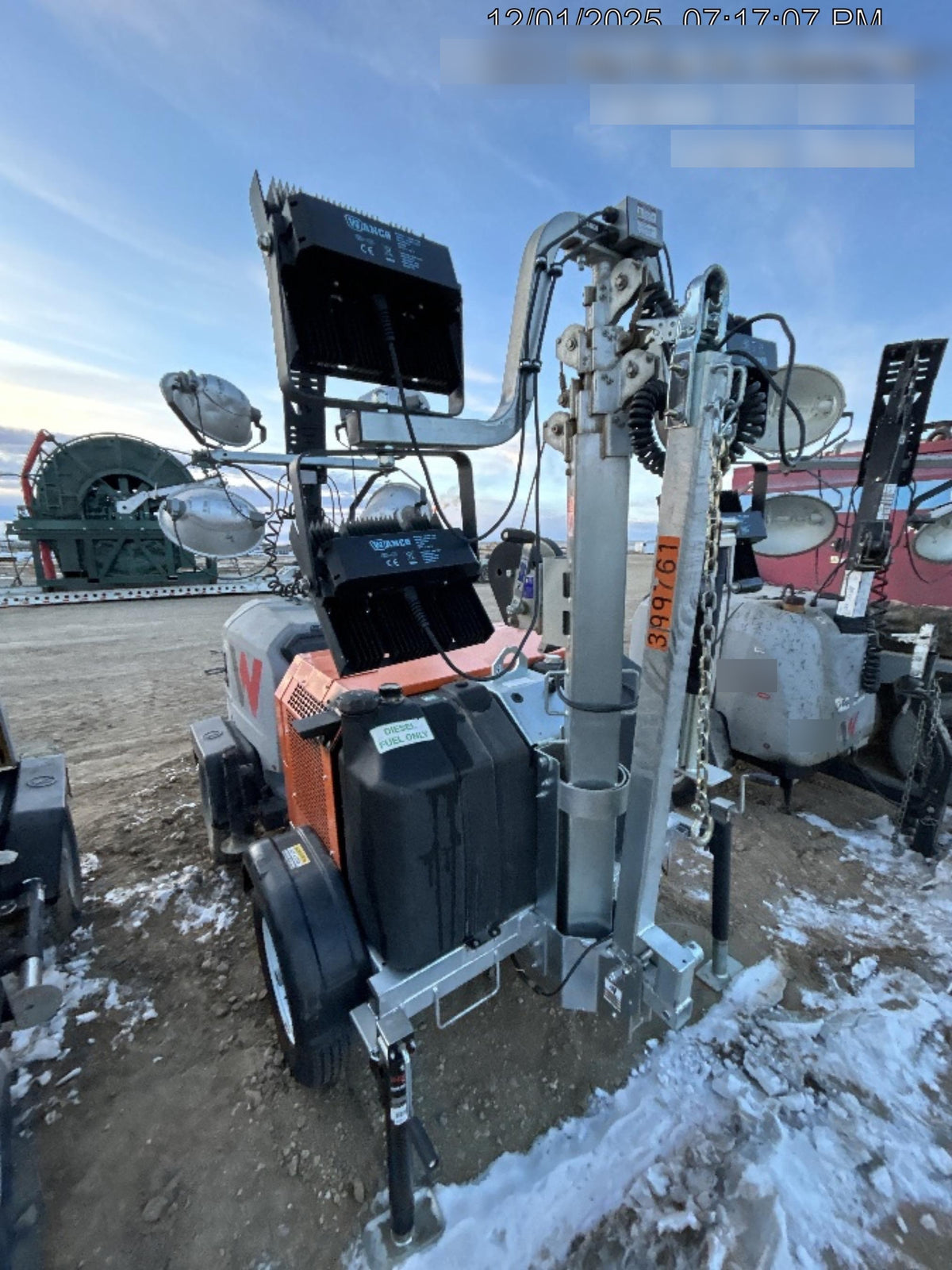 2024 Wanco WLTT-4MM4K Diesel, Deep Sea Controller, Shore Power Plug, Auto Start, (4) 350W LED Floodlights, 4kW Generator, 60 Gal Fuel Tank, 2" Ball, T3
