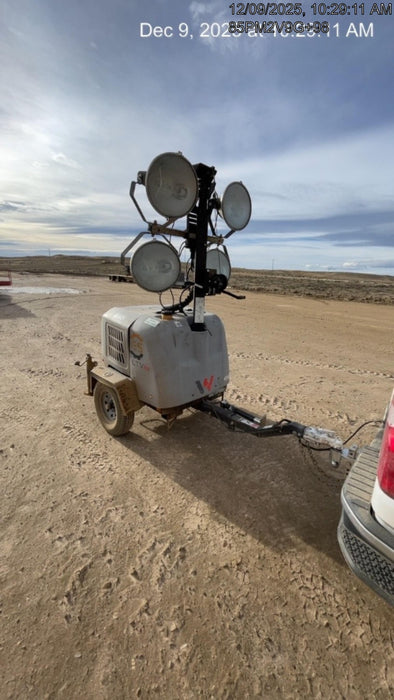 2018 Wacker Neuson LTV6L-MH Wacker Neuson LTV6L Mobile Light Tower w/Fuel Level Sensor Installed