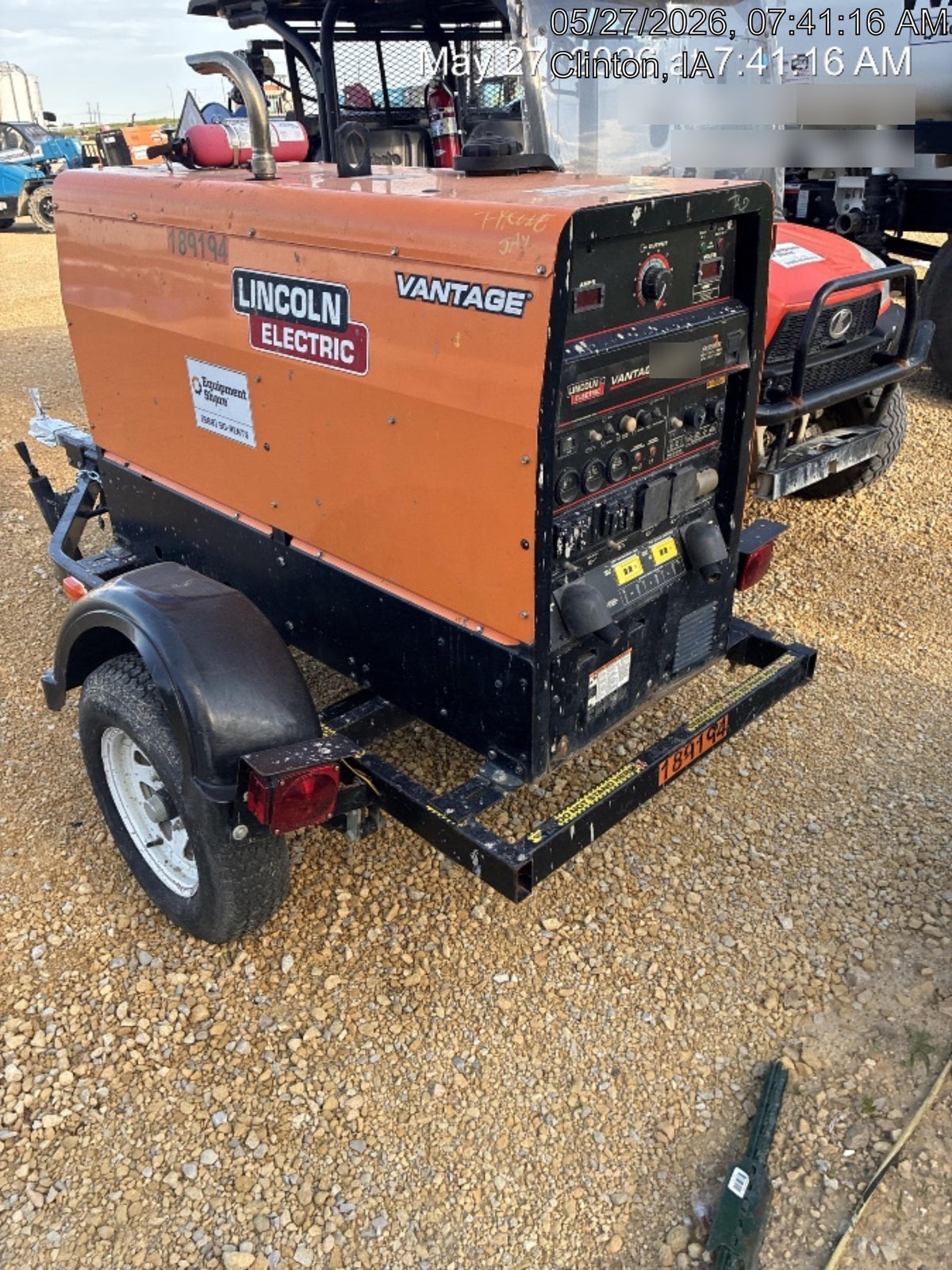 2021 Lincoln Electric Vantage 322 VANTAGE 322 READY-PAK 3