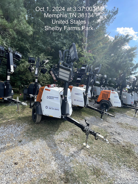 2023 Generac MLT2 Diesel, Flex Switch 120V Input, Powerzone Controller, 
(4) 320W LED Lights, 4kW Generator, 39.9 Gal Fuel Tank, 2" Ball, T3