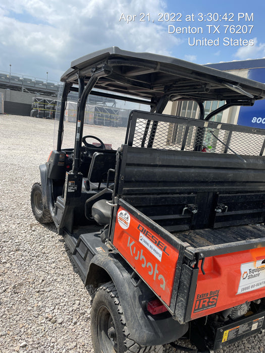 2021 Kubota RTV-X1140W-H Plastic Canopy, Windshield Acrylic Clear, LED Strobe Light, Wire Harness Kit, Back up Alarm