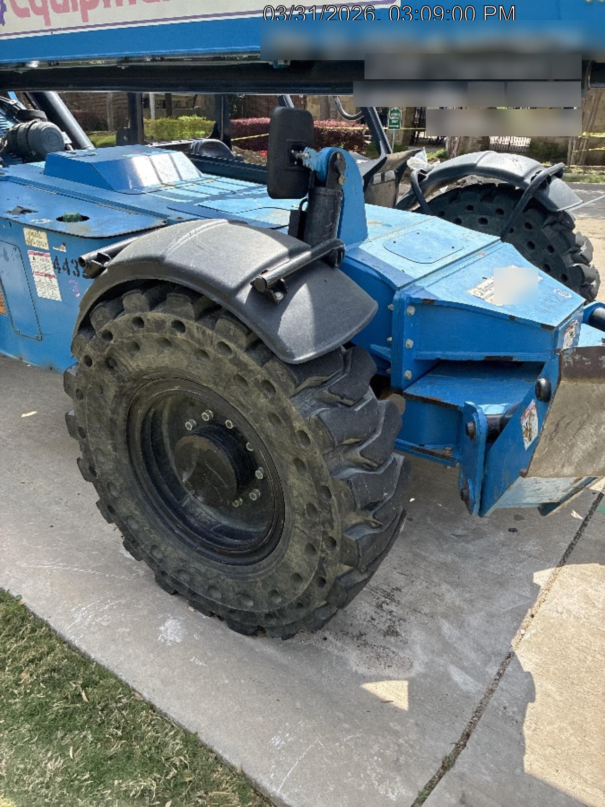 2017 Genie GTH-1056 Genie GTH1056, Solid Tires, 60" carriage, Light Kit, Open ROPS