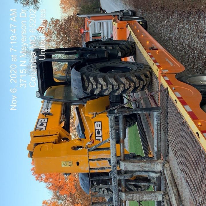 2020 JCB 509-42 Canopy, Solid Tires, Work Lights, Beacon, Aux Hydraulics, Back up Alarm, Lifting Eye, ES Decals