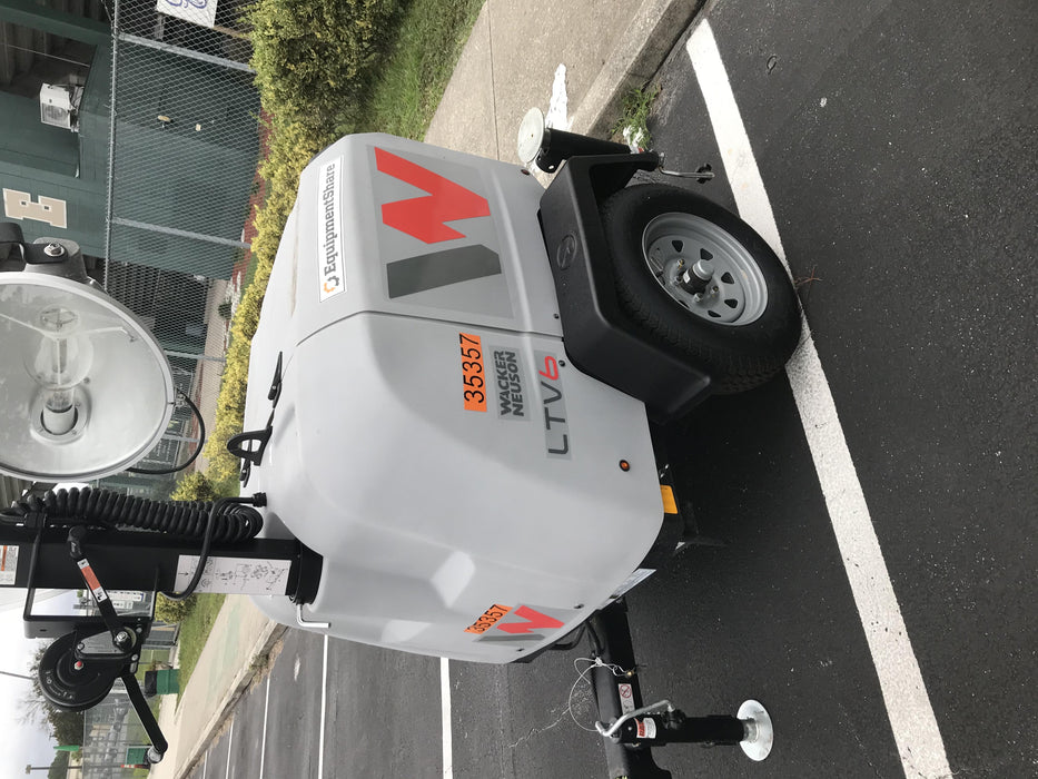 2019 Wacker Neuson LTV6L-MH Wacker Neuson LTV6L Mobile Light Tower w/Fuel Level Sensor Installed