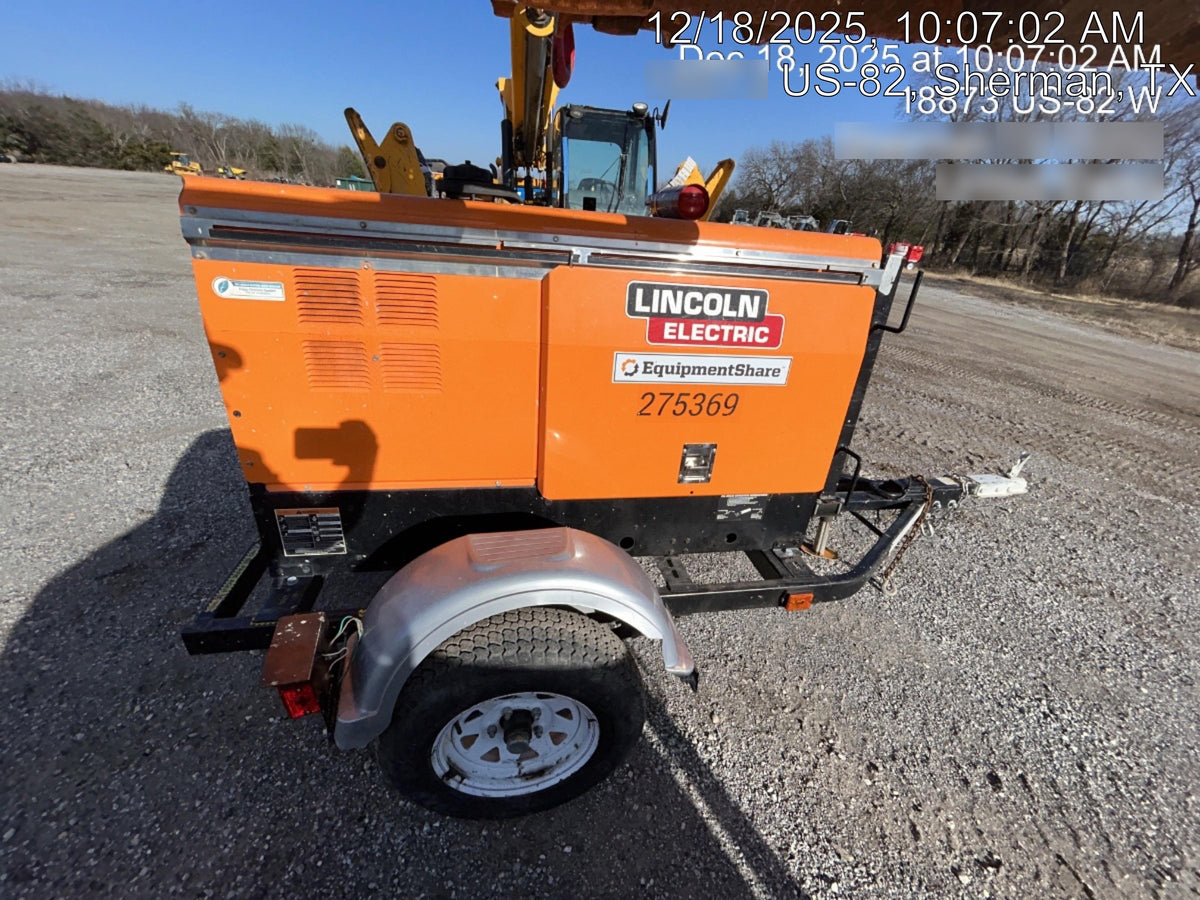 2022 Lincoln Electric LE400 Kubota V1505, Trlr, Cable Rack, Light Kit, ES Decals, T3