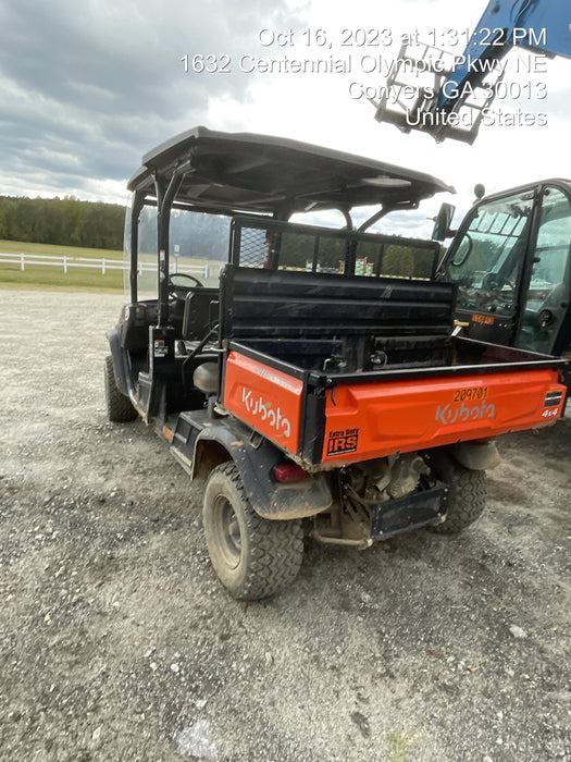 2022 Kubota RTV-X1140W-H Plastic Canopy, Windshield Acrylic Clear, LED Strobe Light, Wire Harness Kit, Back up Alarm