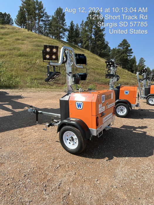 2024 Wanco WLTT-4MM4K Diesel, Deep Sea Controller, Shore Power Plug, Auto Start, (4) 350W LED Floodlights, 4kW Generator, 60 Gal Fuel Tank, 2" Ball, T3