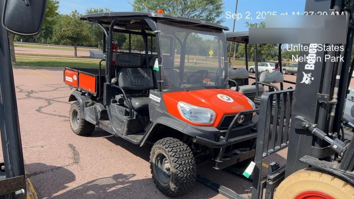 2022 Kubota RTV-X1140W-H Plastic Canopy, Windshield Acrylic Clear, LED Strobe Light, Wire Harness Kit, Back up Alarm