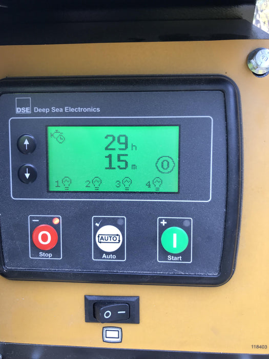 Allmand NLV3GR (4) LED Light Fixture 350W, 23' Vertical Mast, 3kW Prime, Towable, Deep Sea L401, Leveling Jacks, Yanmar T4F 5.8hp