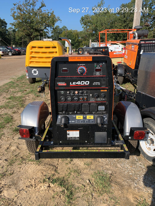 2022 Lincoln Electric LE400 Kubota V1505, Trlr, Cable Rack, Light Kit, ES Decals, T3