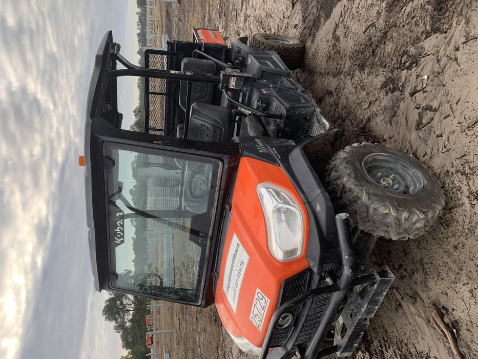 2019 Kubota RTV-X1140W-H 4wd Utility Cart, LED Strobe, Windshield Tempered Glass, Pastic Canopy, Wire Harness Kit, Backup Alarm