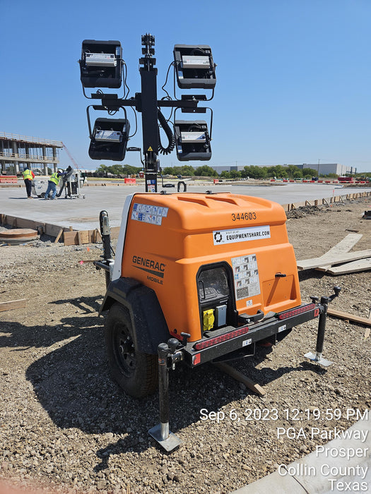 2023 Generac MLT2 Diesel, Flex Switch 120V Input, Powerzone Controller, (4) 320W LED Lights, 4kW Generator, 39.9 Gal Fuel Tank, 2" Ball, T3