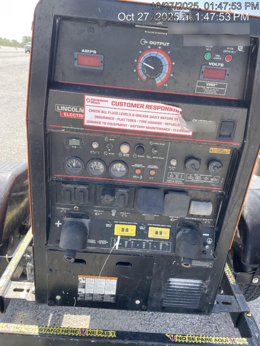 2022 Lincoln Electric LE400 Kubota V1505, Trlr, Cable Rack, Light Kit, ES Decals, T3