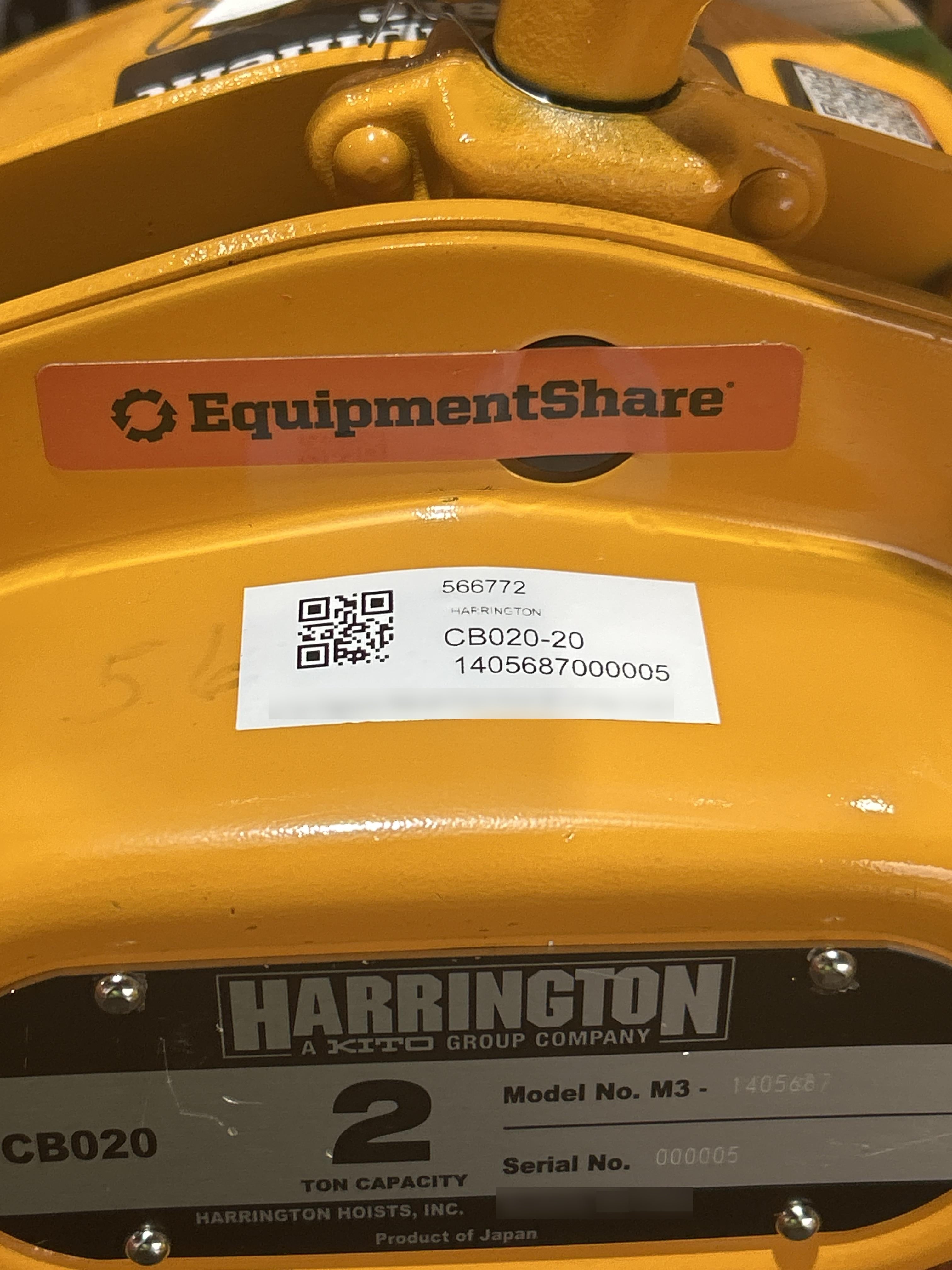 2025 HARRINGTON CB020-20