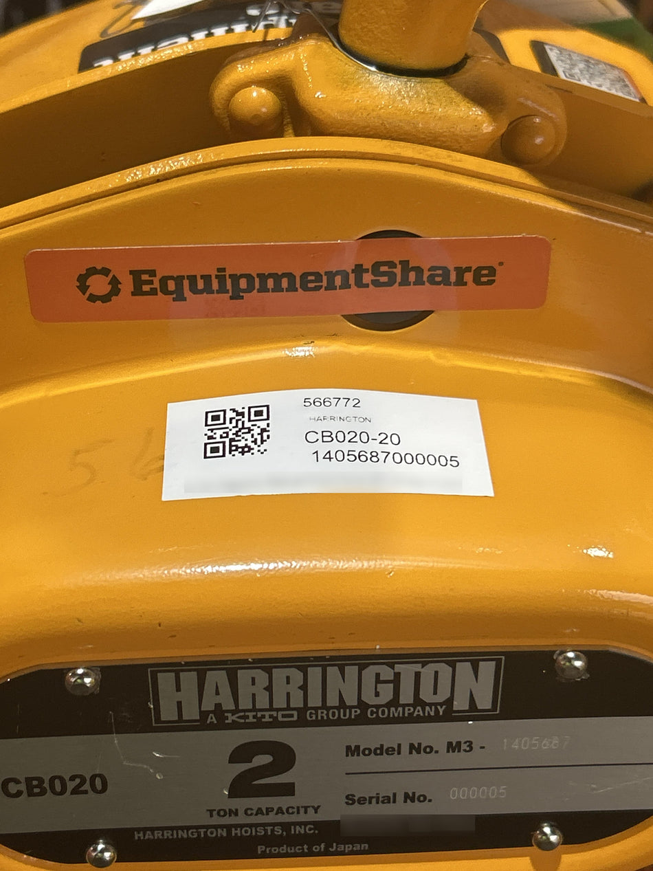 2025 HARRINGTON CB020-20