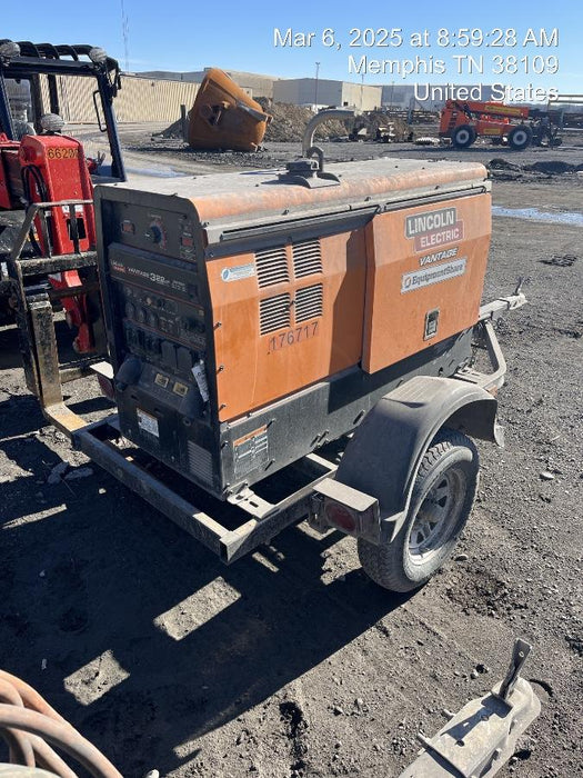 2022 Lincoln Electric LE400 Kubota V1505, Trlr, Cable Rack, Light Kit, ES Decals, T3