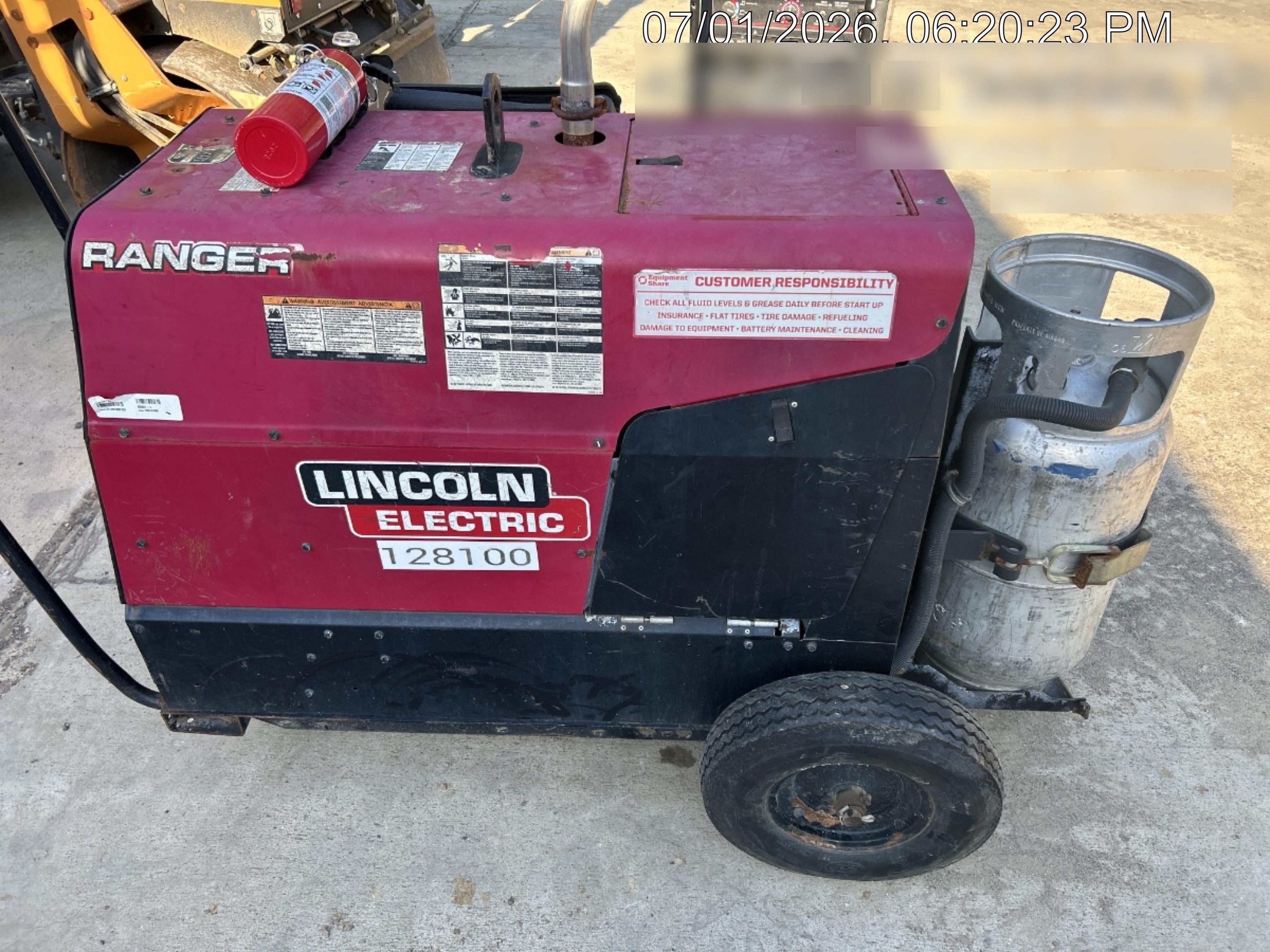 2021 LINCOLN ELECTRIC Ranger 305 LPG