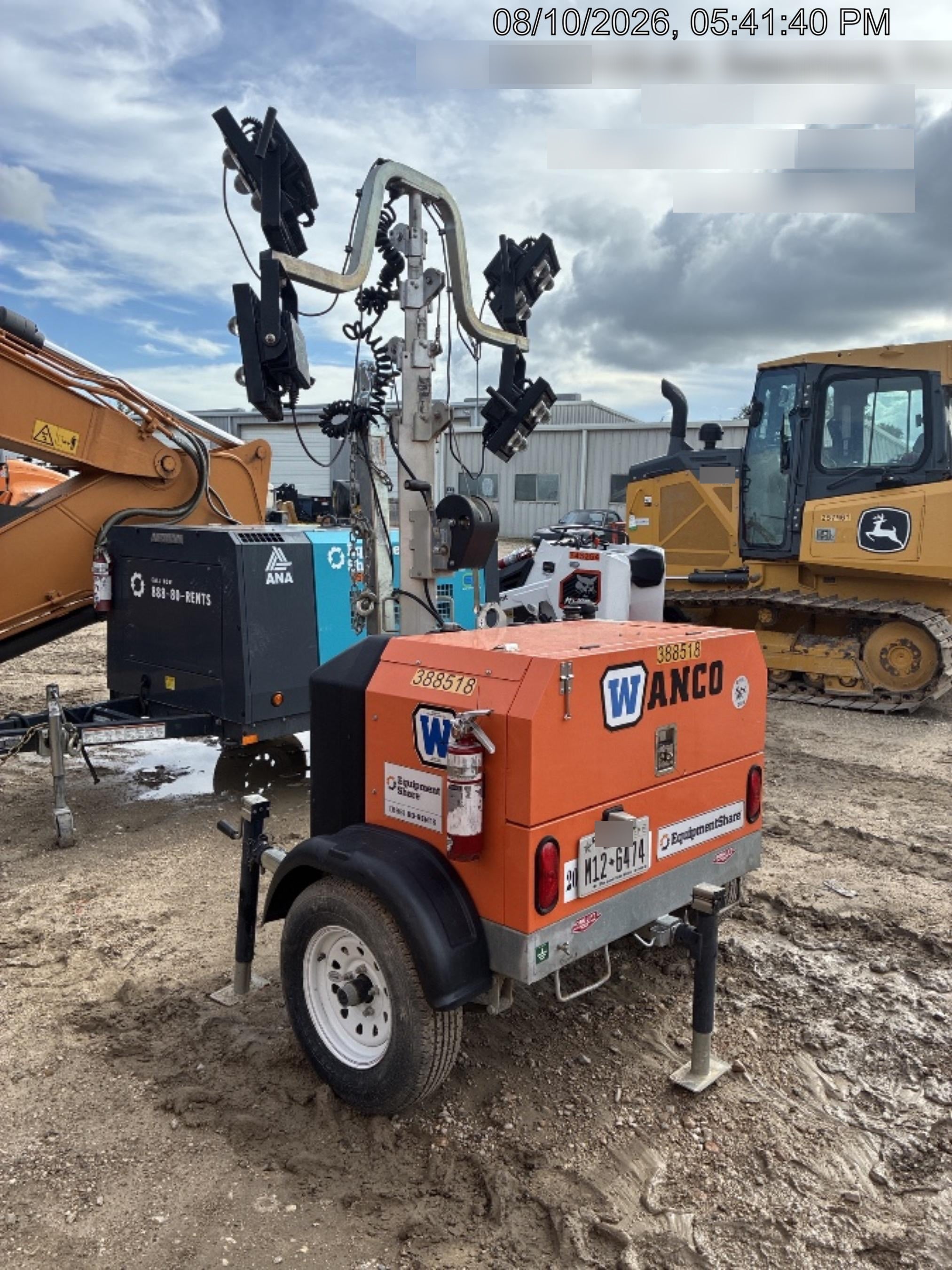 2024 Wanco WLTT-4MM4K Diesel, Deep Sea Controller, Shore Power Plug, Auto Start, (4) 350W LED Floodlights, 4kW Generator, 60 Gal Fuel Tank, 2" Ball, T3
