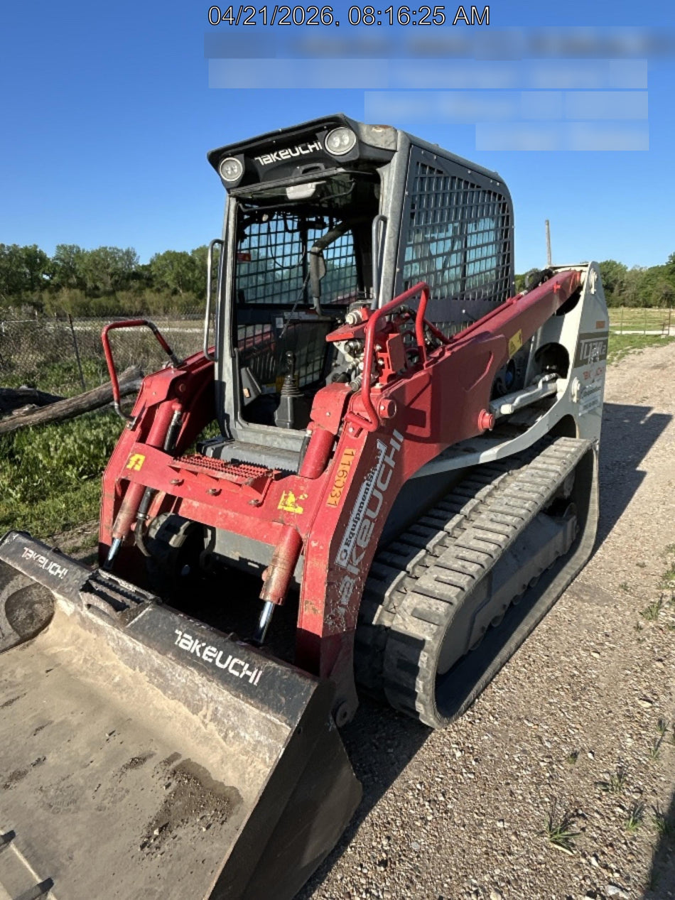 2020 Takeuchi TL12R2-CRR Cab/Heat/Air, Hydraulic QC, Ride Control