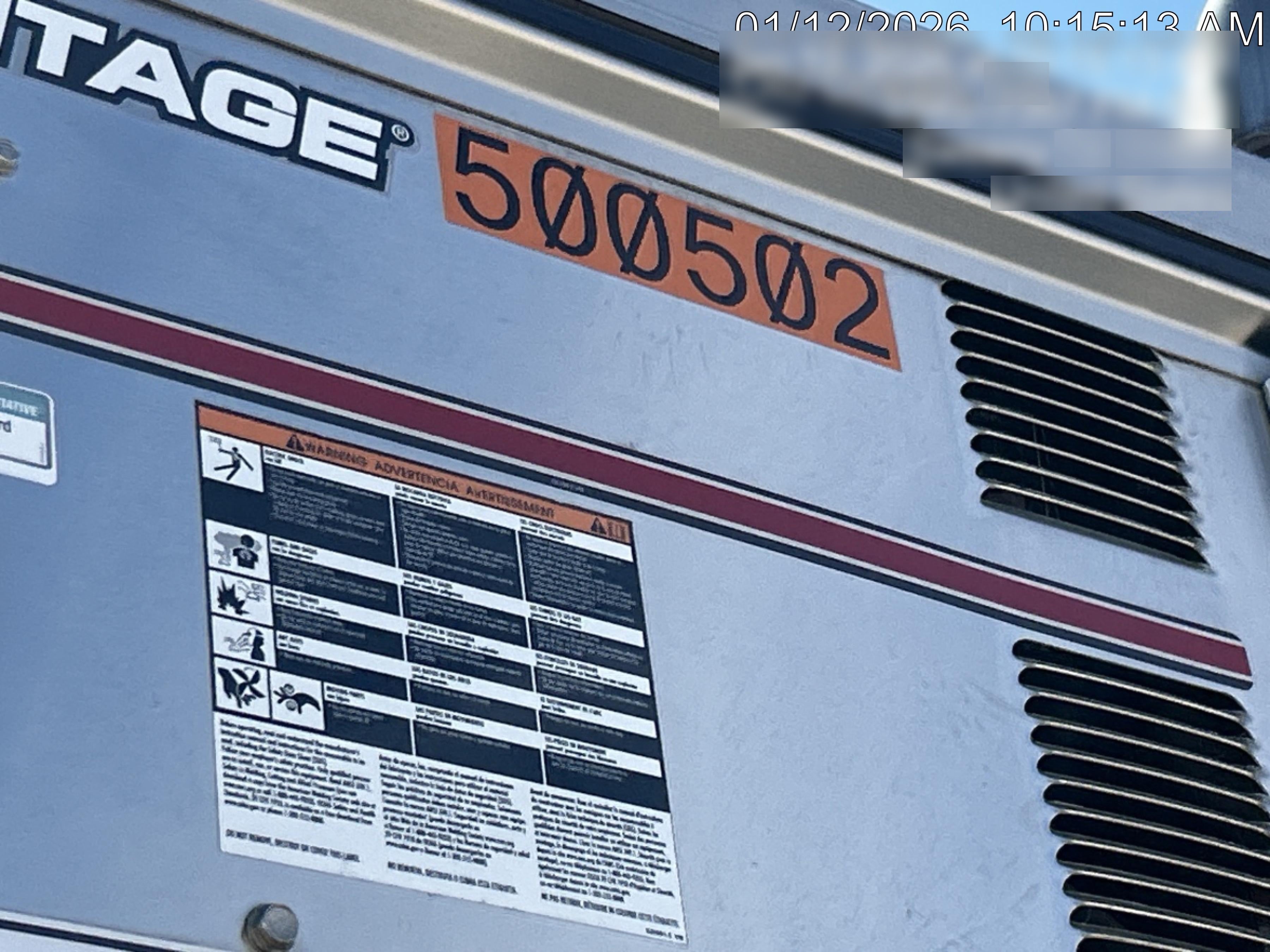 2025 LINCOLN ELECTRIC Vantage 549X