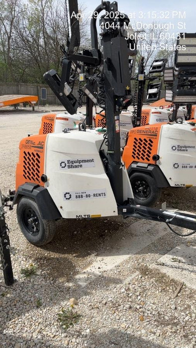 2024 Generac MLT2 Diesel, Flex Switch 120V Input, Powerzone Controller, 
(4) 320W LED Lights, 4kW Generator, 39.9 Gal Fuel Tank, 2" Ball, T3