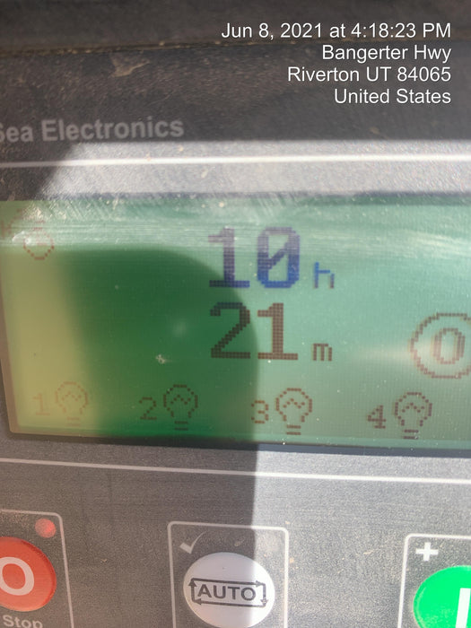 2021 Allmand NLV3GR (4) LED Light Fixture 350W, 23' Vertical Mast, 3kW Prime, Towable, Deep Sea L401, Leveling Jacks, Yanmar T4F 5.8hp