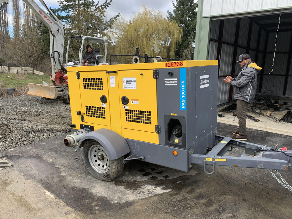 2020 ATLAS COPCO PAS 100 HF CS Enclosed