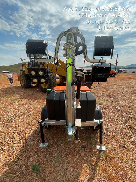 2024 Wanco WLTT-4MM4K Diesel, Deep Sea Controller, Shore Power Plug, Auto Start, (4) 350W LED Floodlights, 4kW Generator, 60 Gal Fuel Tank, 2" Ball, T3