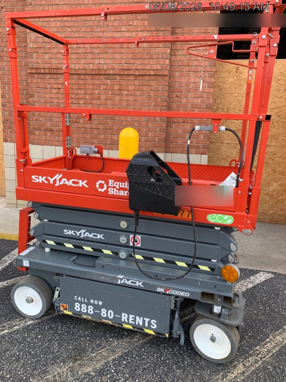 2024 Skyjack SJ3219 Electric Drive, Sld NM Tires, DBcns, RFRails, Power to Platform, T3 + Access Control