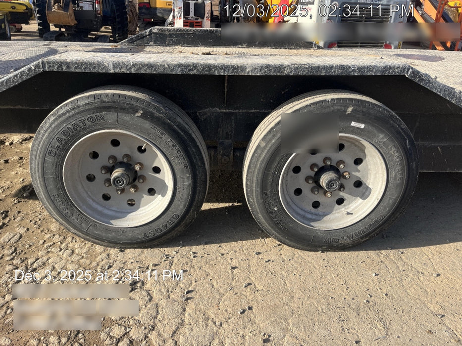 2024 TEXAS PRIDE TRAILERS 21' Lowboy Gravity Tilt Bed 14K Bumper Pull Trailer