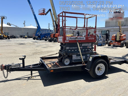 2020 Skyjack SJIII-3219 Solid NM Tires, Half height spring hinged entry gate, Dual Beacons, 800W Inverter
