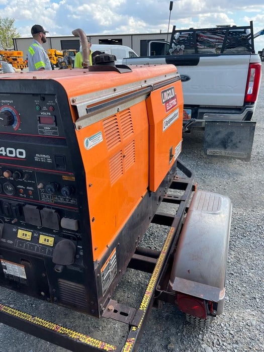 2023 Lincoln Electric LE400 Kubota V1505, Trlr, Cable Rack, Light Kit, ES Decals, T3