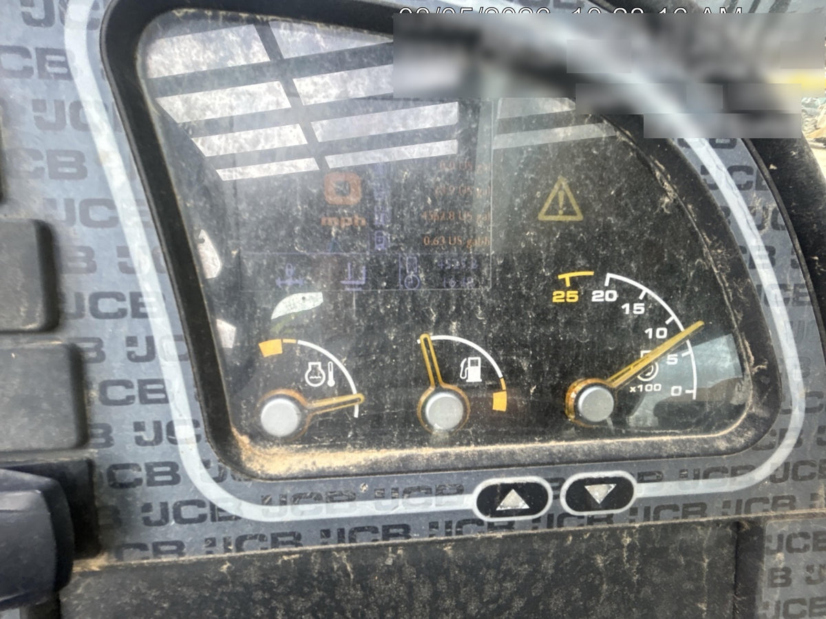 2019 JCB 510-56 Open ROPS, 74 HP, Solid Tires, Worklights, Beacon, Aux Hydraulics, Lifting Eye, 60" Carriage/60" Forks