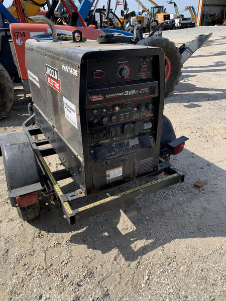 2019 Lincoln Electric Vantage 322 Lincoln Vantage 322 Welder w/Trailer, Light Kit, Cable Rack