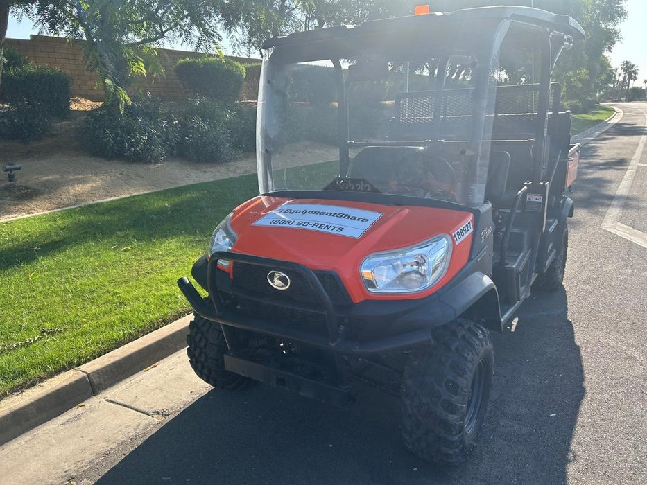 Kubota RTV-X1140W-H Plastic Canopy, Windshield Acrylic Clear, LED Strobe Light, Wire Harness Kit, Back up Alarm