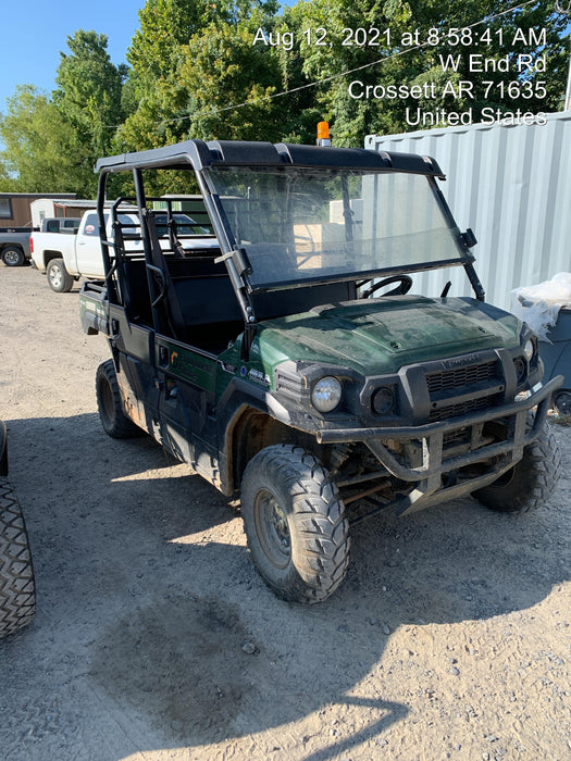 2019 Kawasaki Mule PRO-DXT Standard Options, Backup Alarm, Beacon, Plastic Hard Top, Poly Windshield, Horn Kit