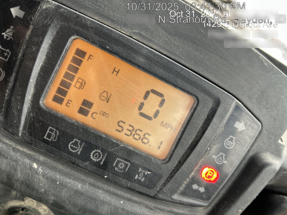 2021 Kubota RTV-X1140W-H Plastic Canopy, Windshield Acrylic Clear, LED Strobe Light, Wire Harness Kit, Back up Alarm