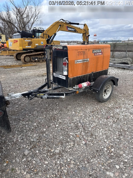 2022 Lincoln Electric LE400 Kubota V1505, Trlr, Cable Rack, Light Kit, ES Decals, T3